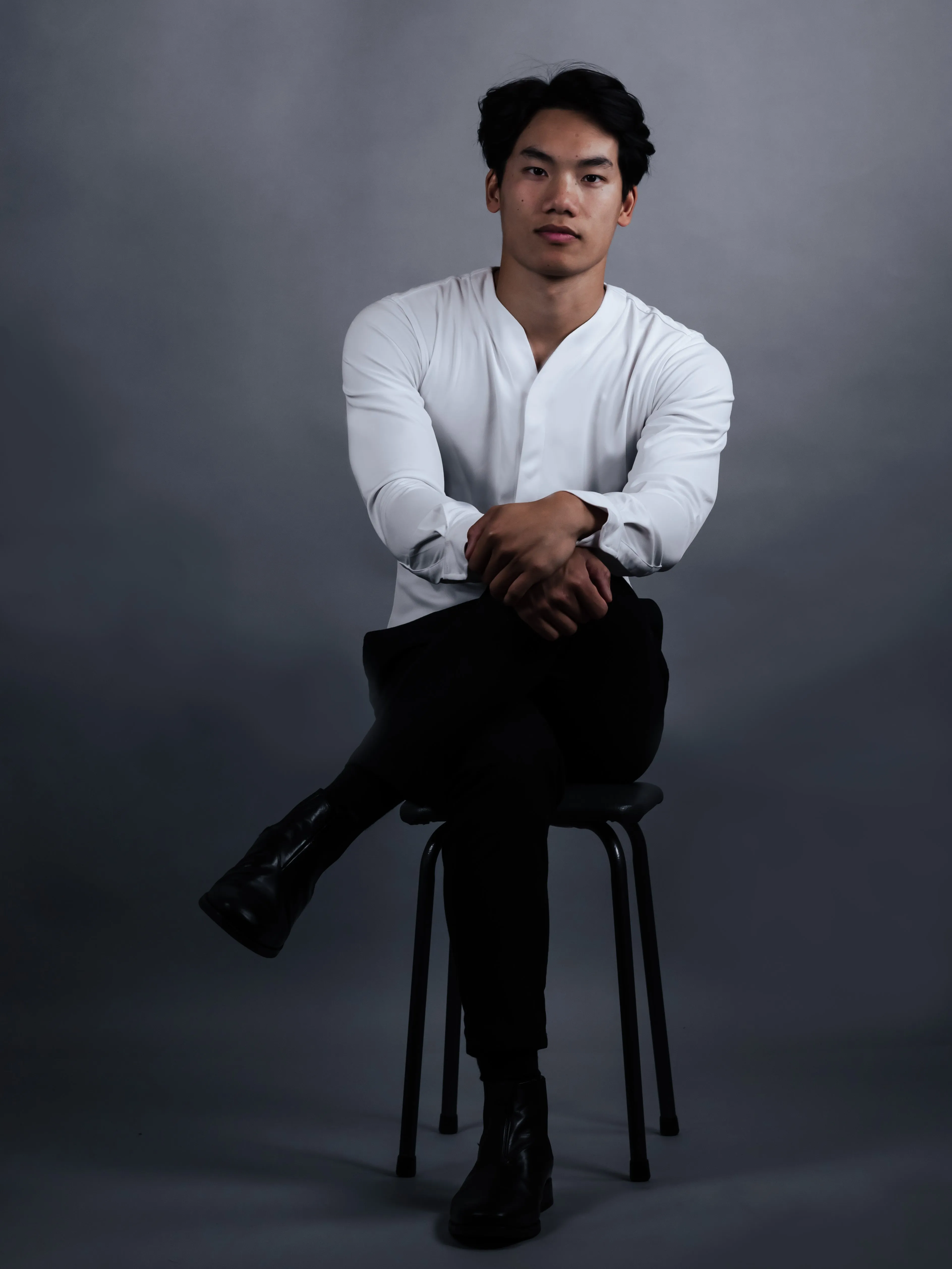 2.0 Collarless Future Button-Up - White (Recycled)