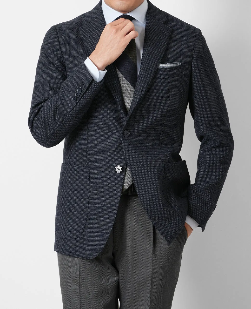 Birdseye Pattern Jacket