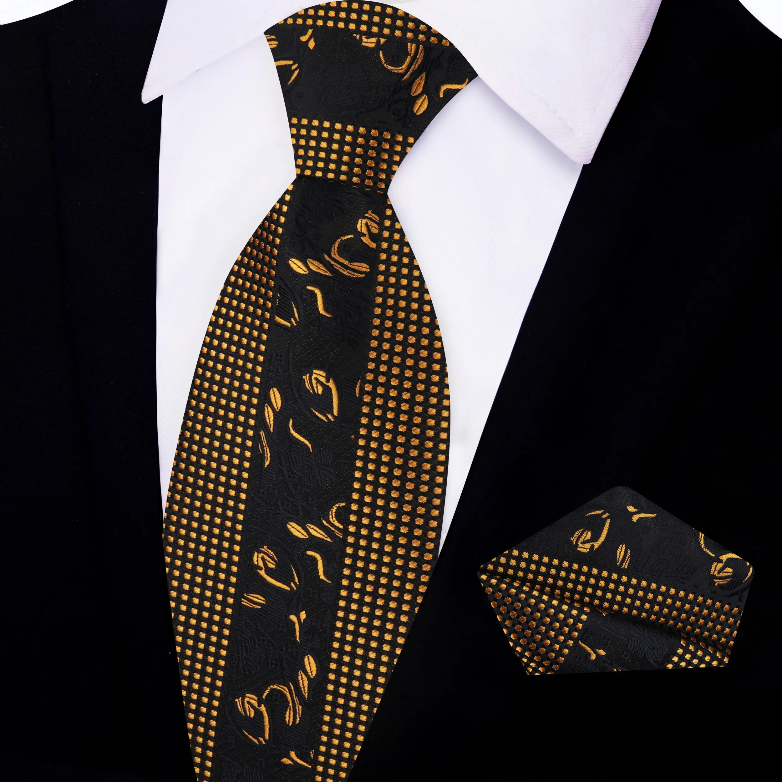 Black & Gold Designer's Choice Necktie