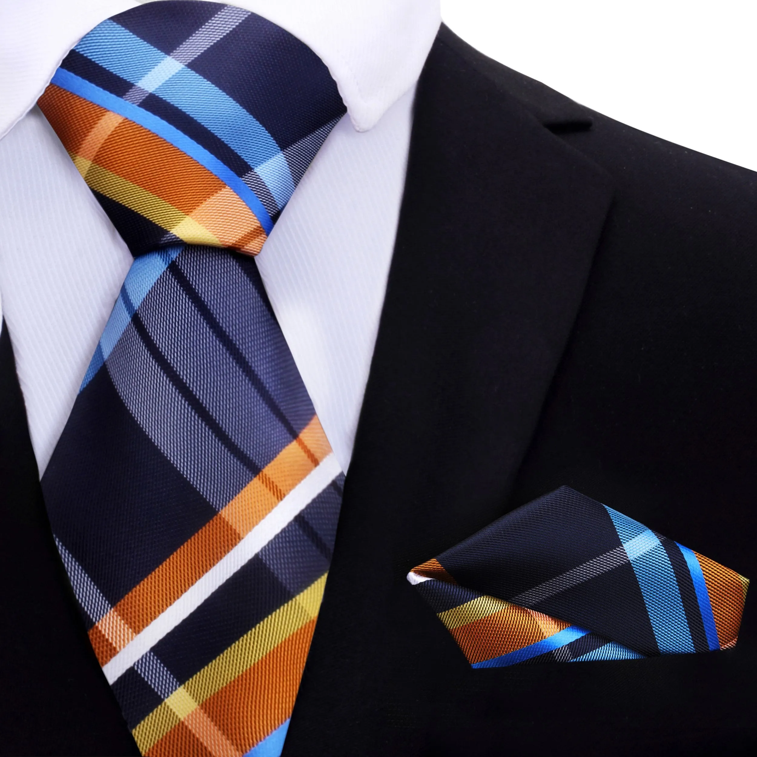 Blue Haven Plaid Necktie