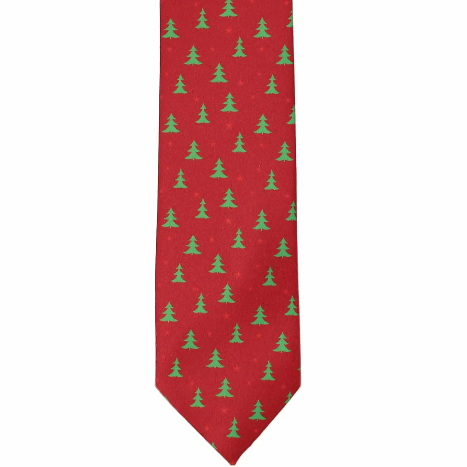 Christmas Tree Slim Necktie, 2.5" Width Necktie