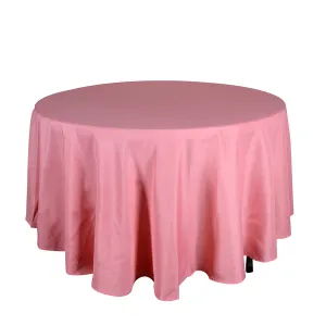 Coral - 120 Inch Polyester Round Tablecloths