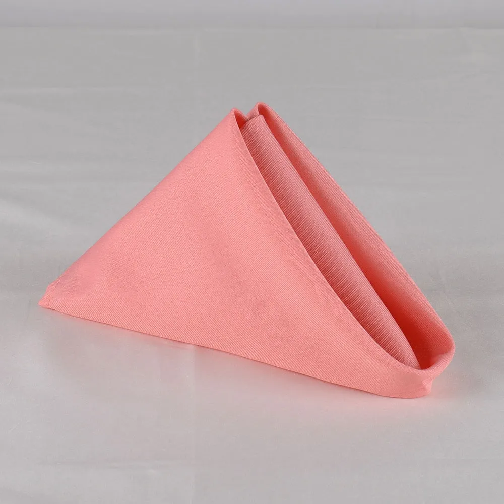 Coral - 20 x 20 inch Polyester Napkins ( 5 Pieces )