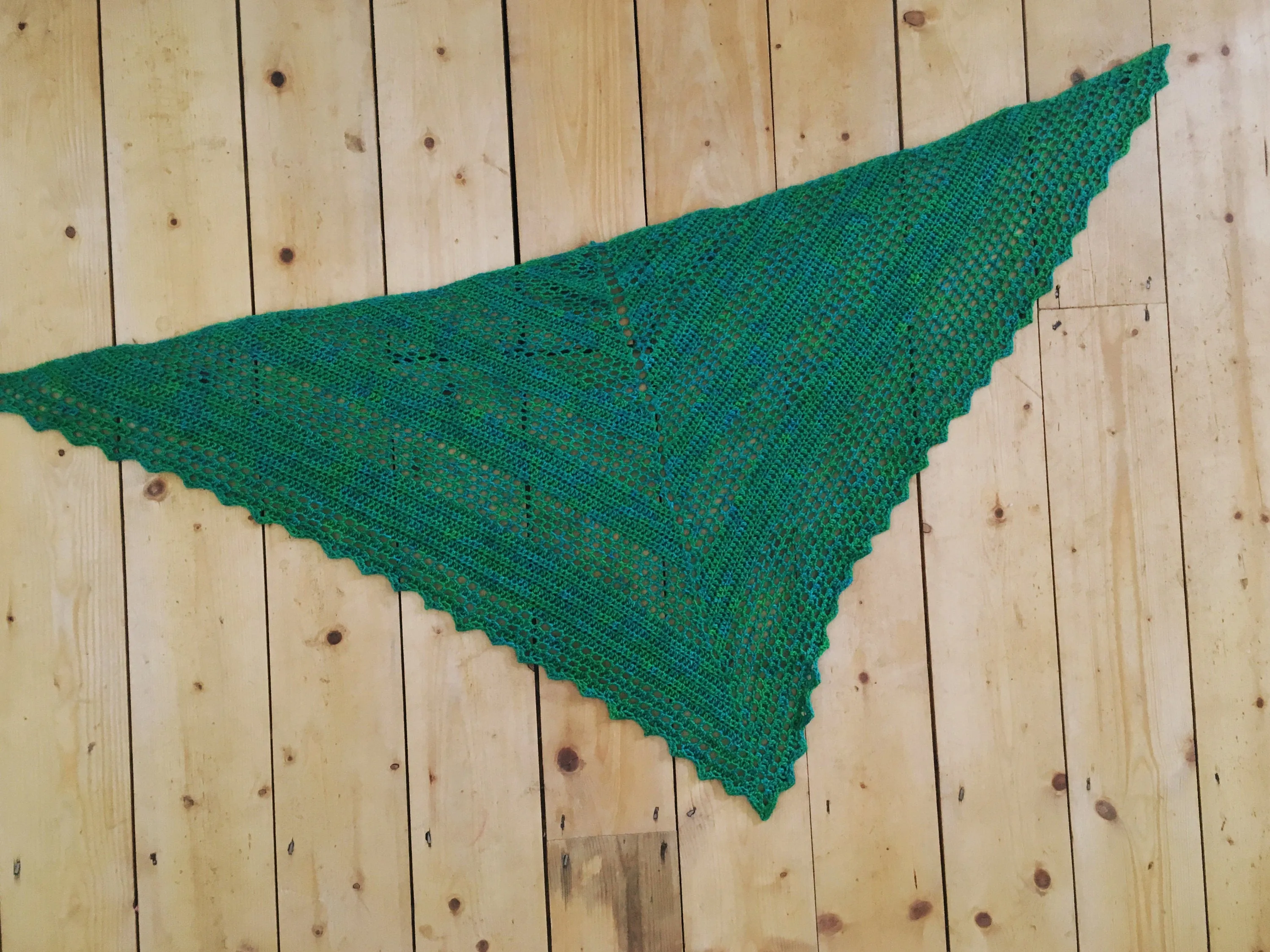 Crochet Pattern - Boo Shawl - PRINT copy