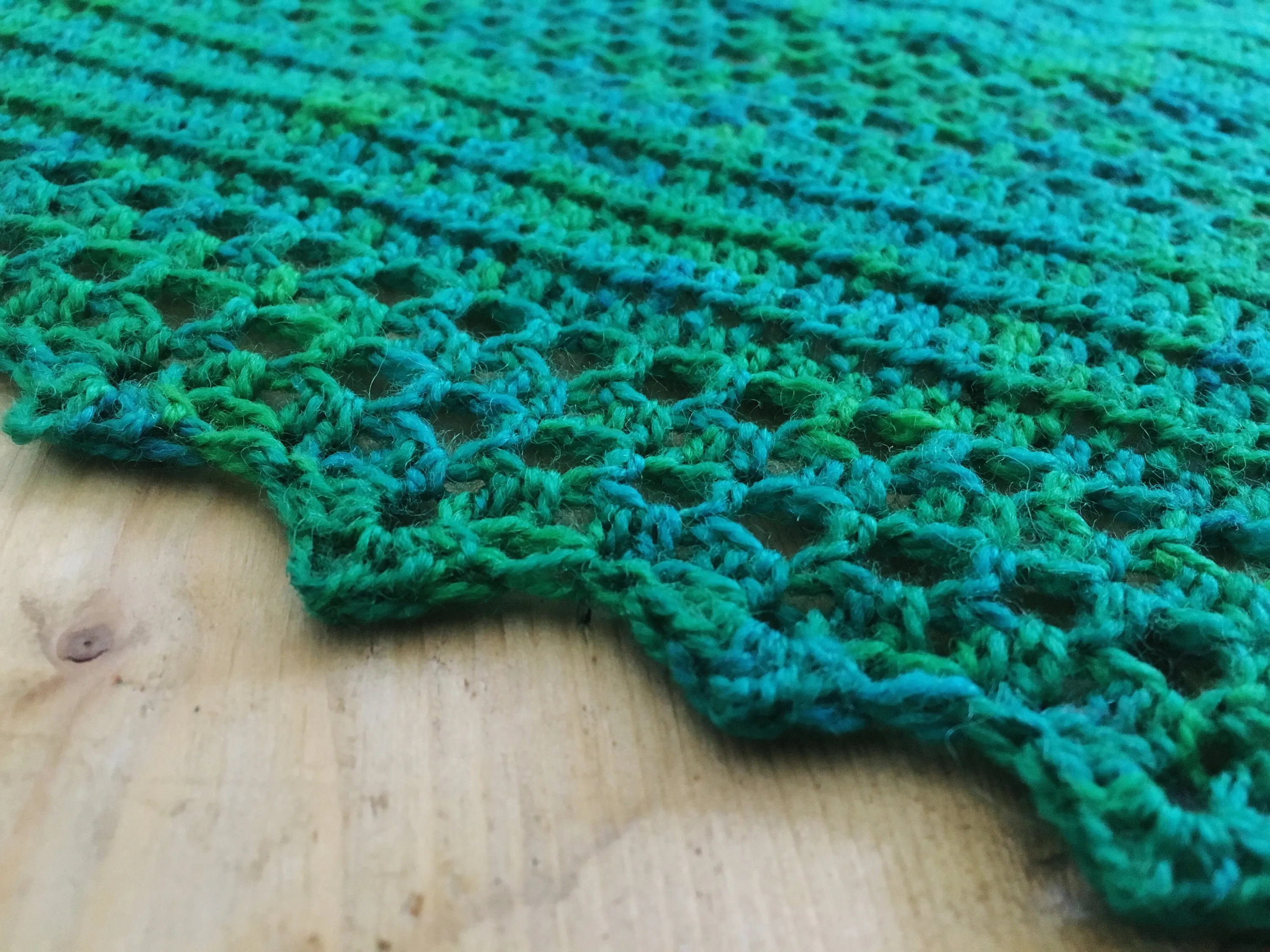 Crochet Pattern - Boo Shawl - PRINT copy