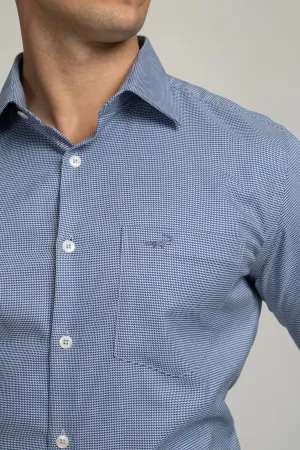Crocodile Formal Seasonal Slim Fit FS Shirt Navy
