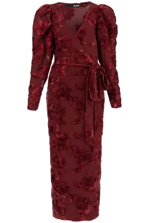 Embroidered Flower Mesh Dress