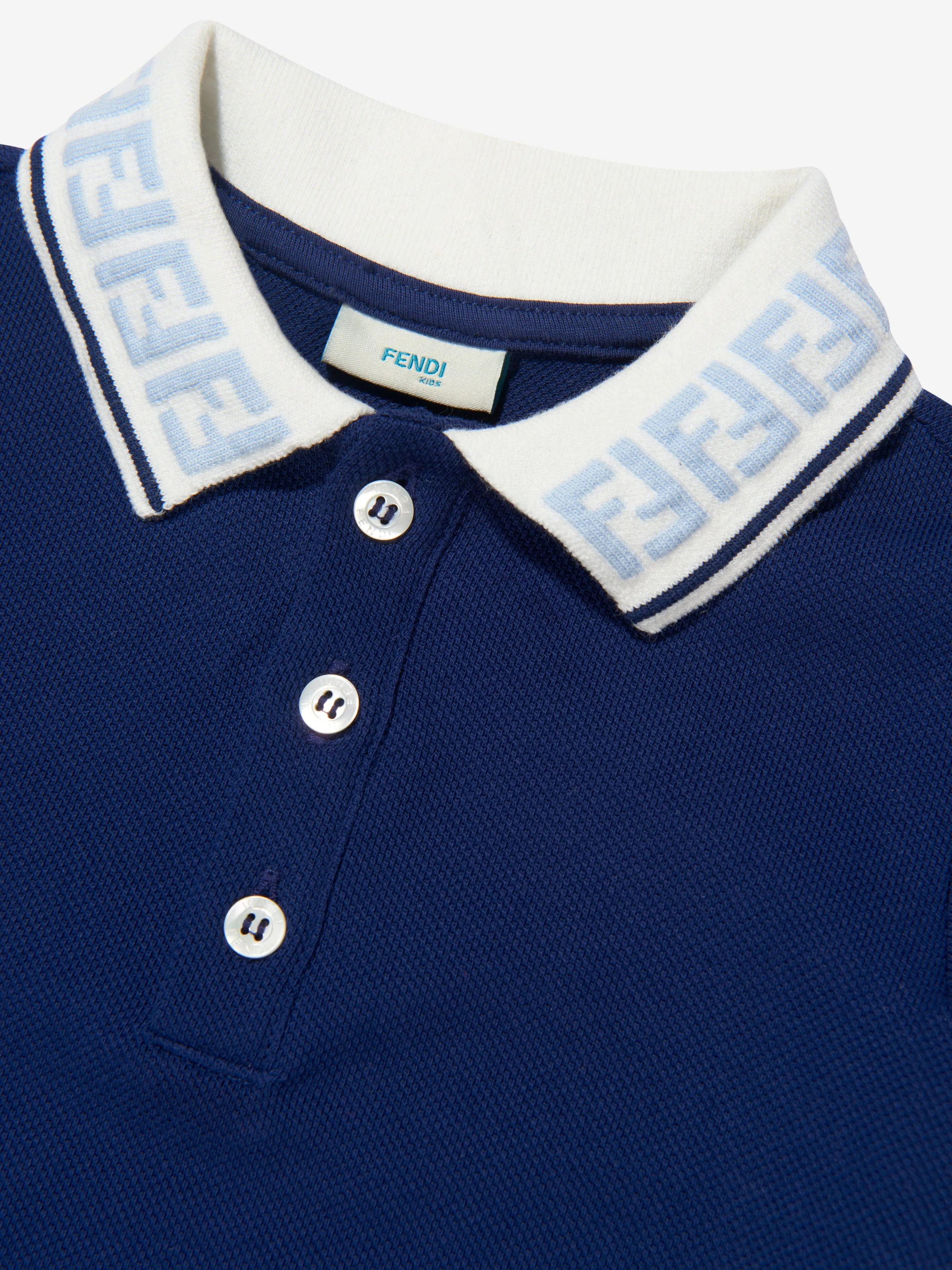 Fendi Baby Boys Logo Polo Shirt