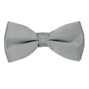Fog Gray Band Collar Bow Tie