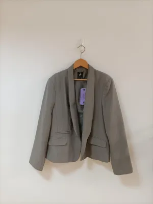 Grey Blazer, Primark, Size 16 (Polyester, Polyester)
