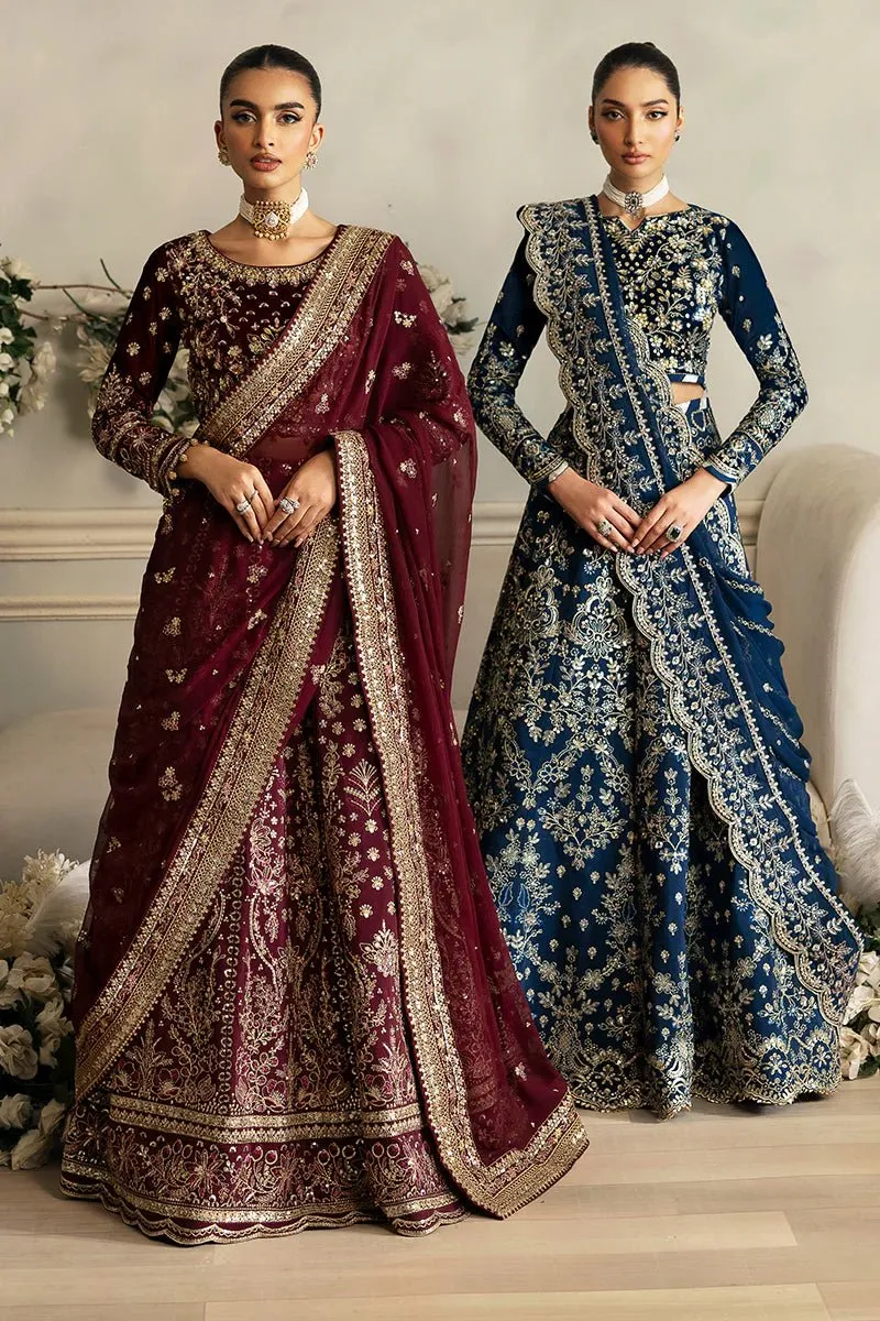 Gulaal | Celeste Unstitched Velvet '24 | Haze