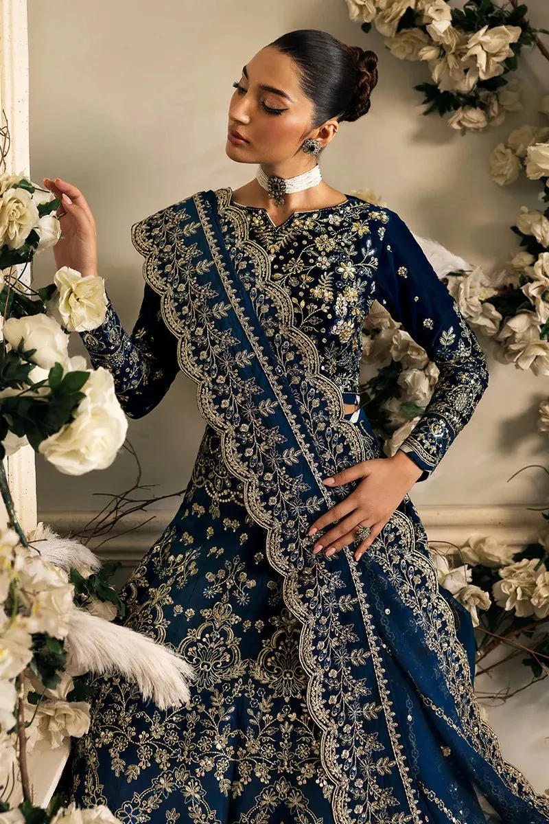 Gulaal | Celeste Unstitched Velvet '24 | Haze