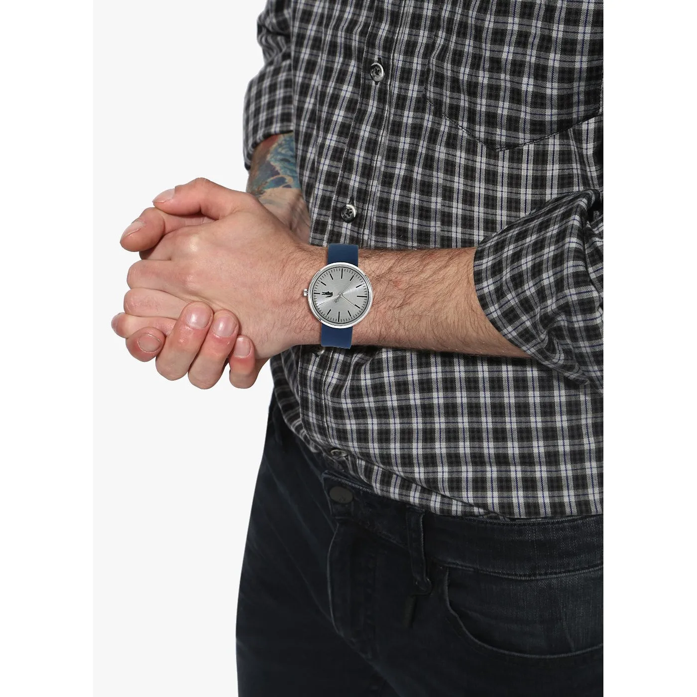 Lacoste The Orbital Men's Navy Silicone Watch - 2010908