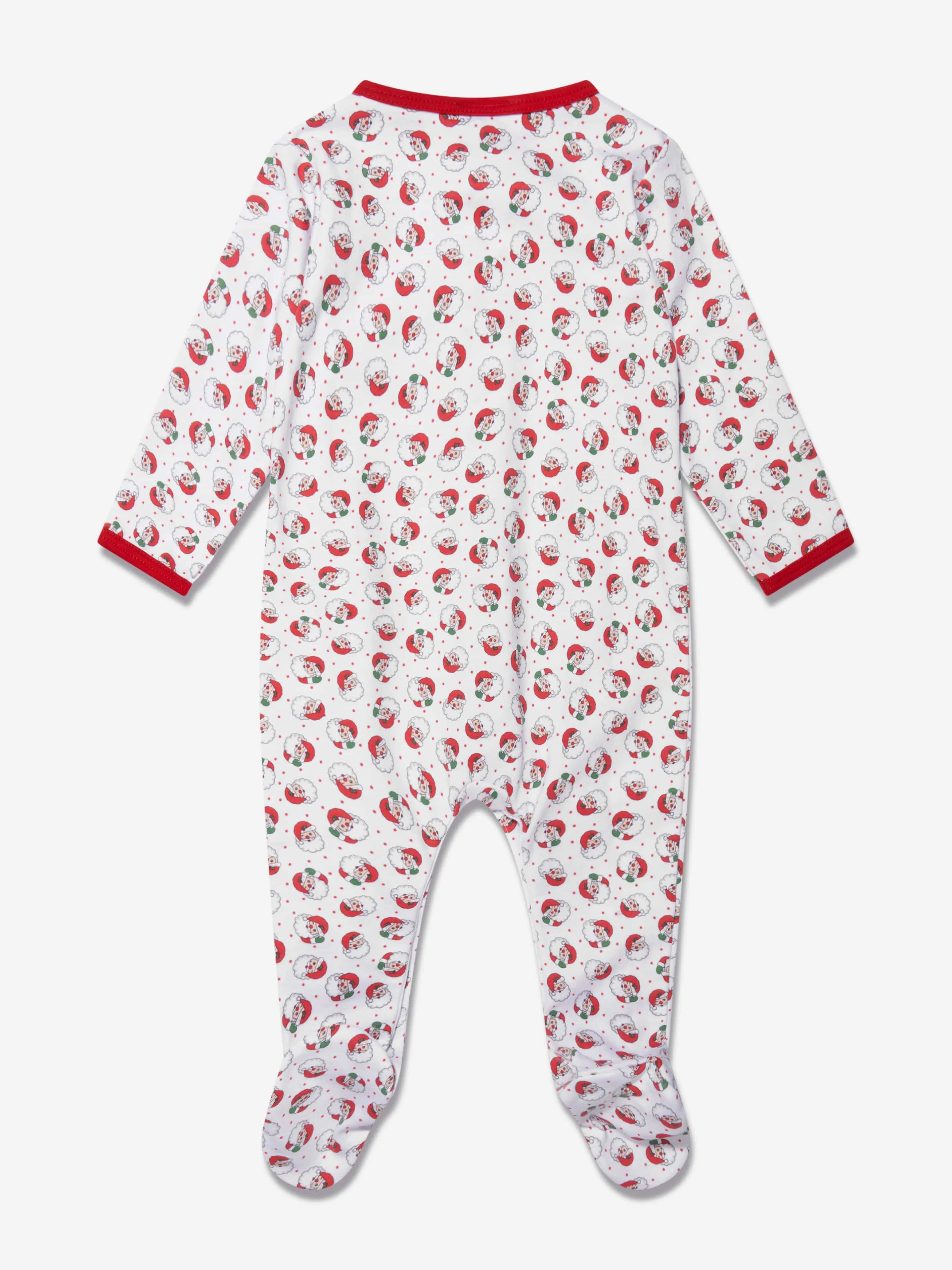 Magnolia Baby Baby Winking Santa Babygrow in Red