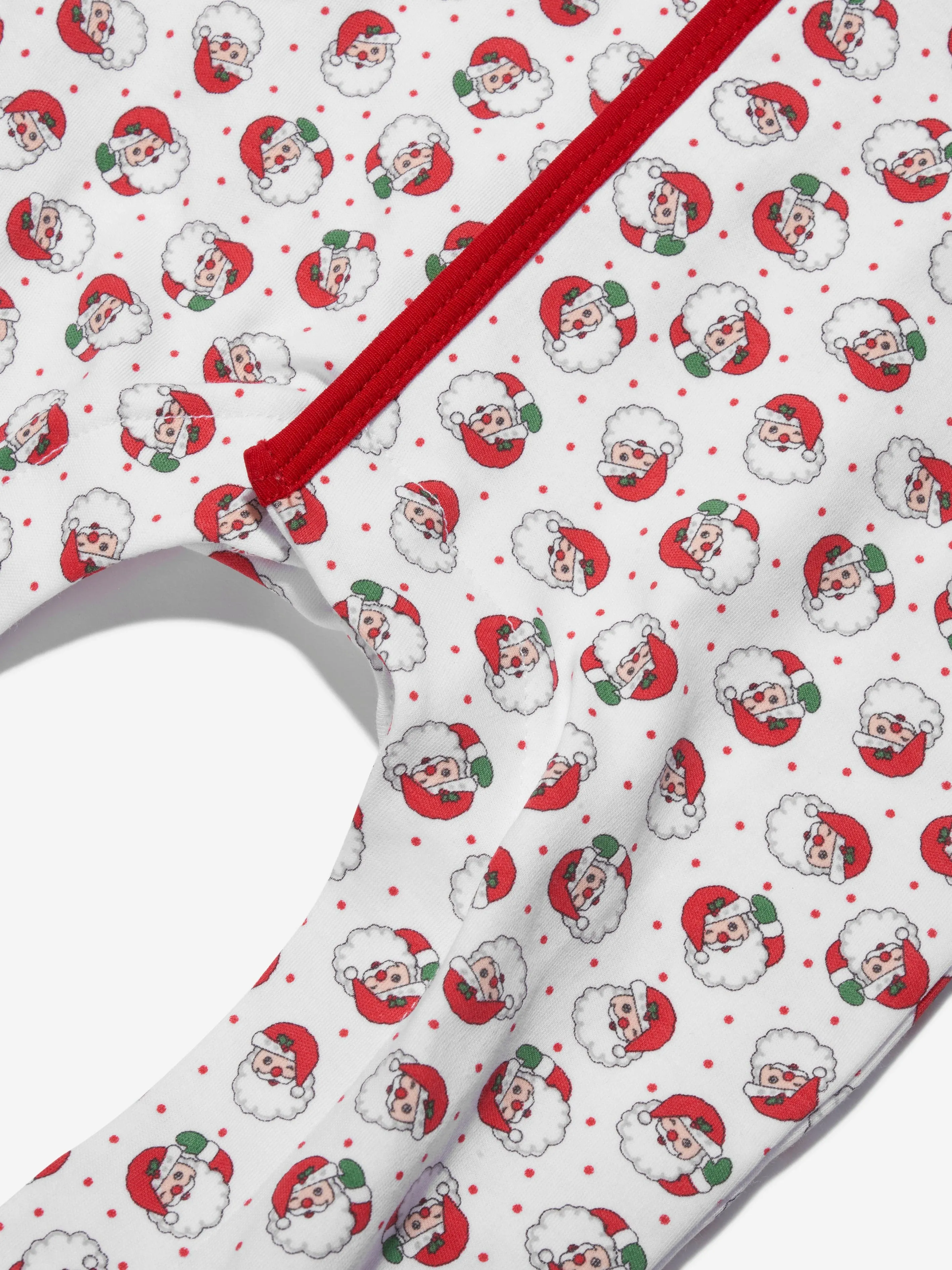 Magnolia Baby Baby Winking Santa Babygrow in Red