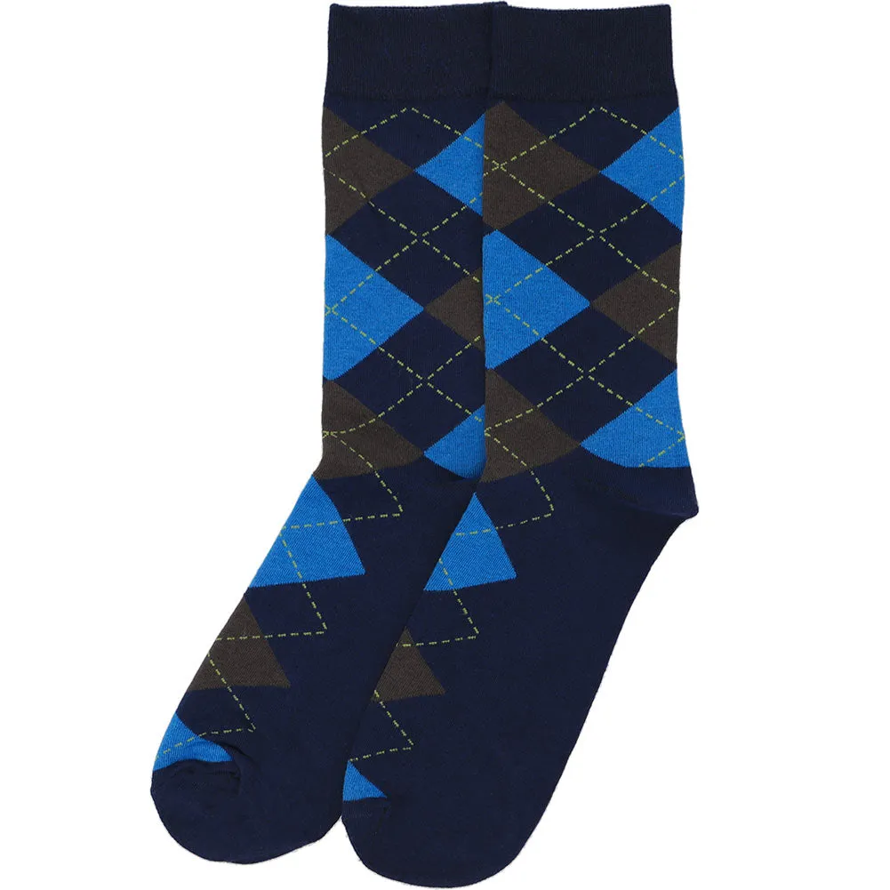 Men’s Everyday Argyle Socks, 5-Pack