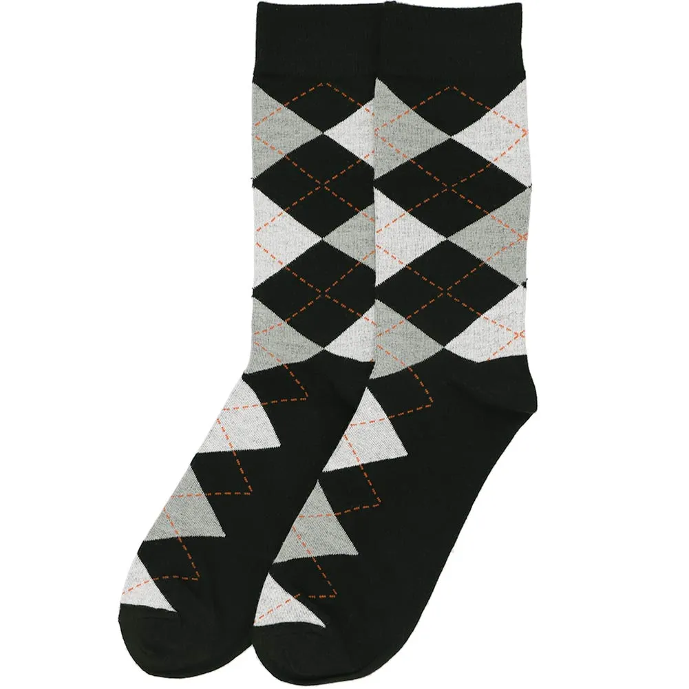 Men’s Everyday Argyle Socks, 5-Pack