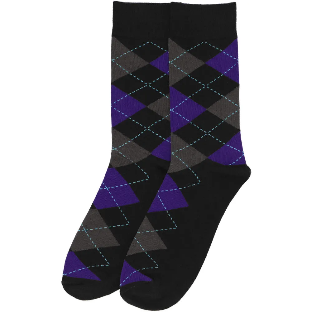 Men’s Everyday Argyle Socks, 5-Pack
