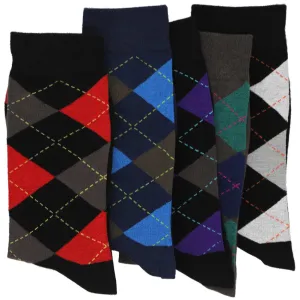 Men’s Everyday Argyle Socks, 5-Pack