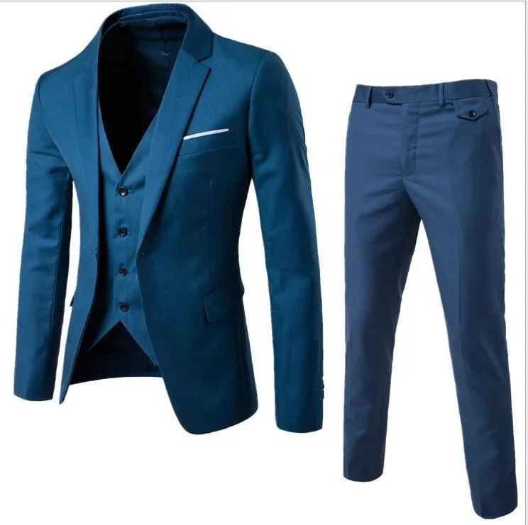 Men’s Plus Size Classic Formal Suit – Sleek 2-Piece Set
