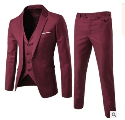 Men’s Plus Size Classic Formal Suit – Sleek 2-Piece Set