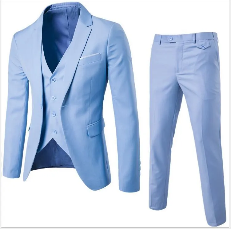 Men’s Plus Size Classic Formal Suit – Sleek 2-Piece Set