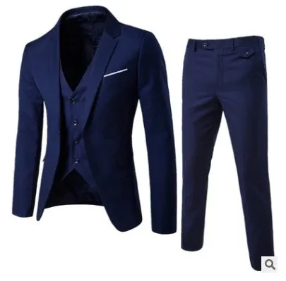 Men’s Plus Size Classic Formal Suit – Sleek 2-Piece Set