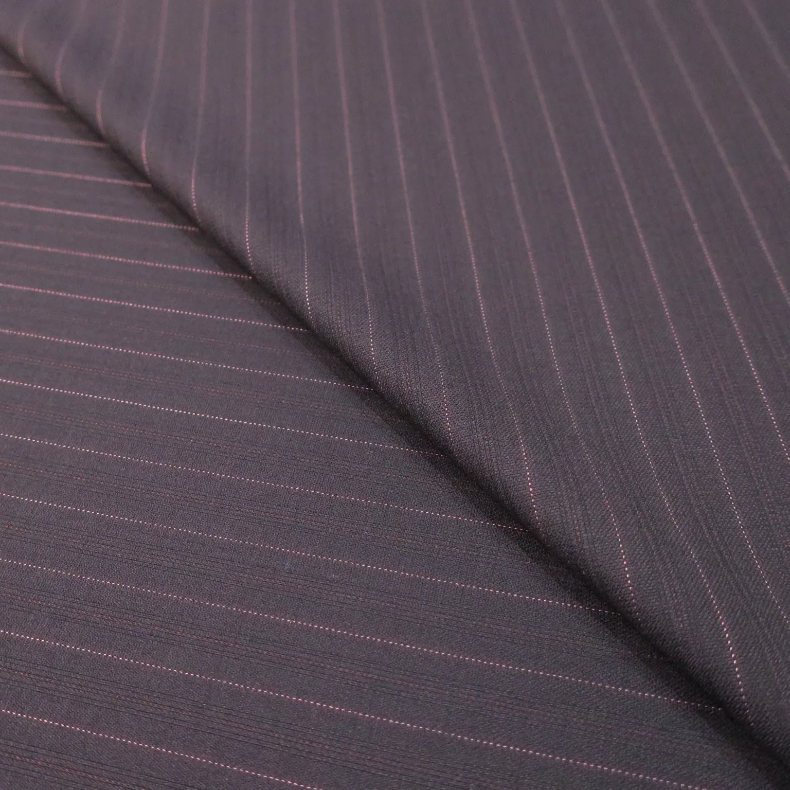Navy Stripe Loro Piana Extrafine Wool Fabric