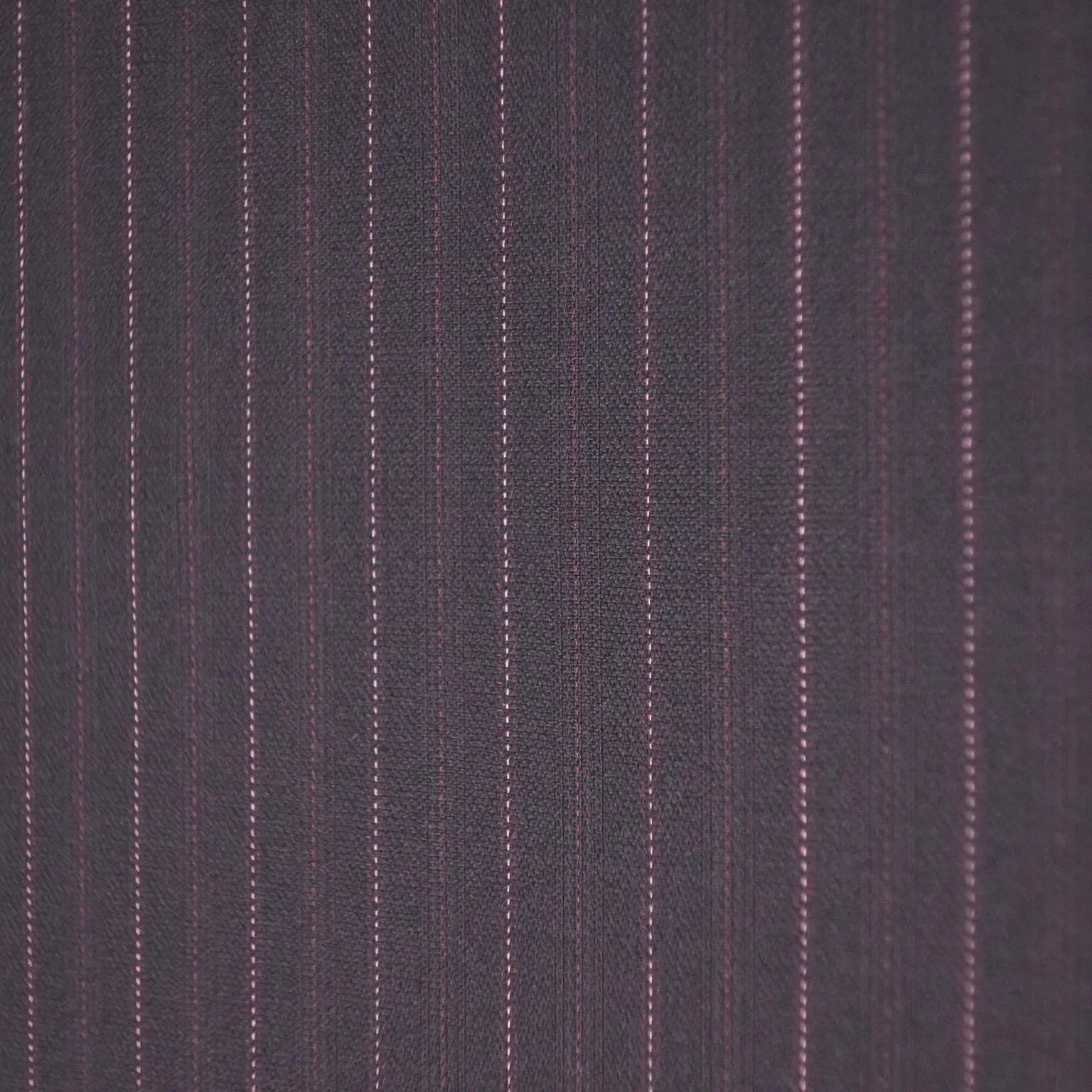 Navy Stripe Loro Piana Extrafine Wool Fabric