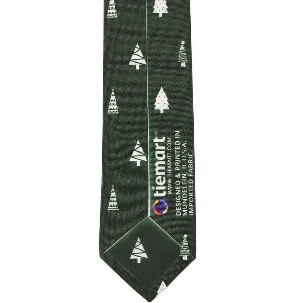 O Christmas Tree Slim Necktie, 2.5" Width