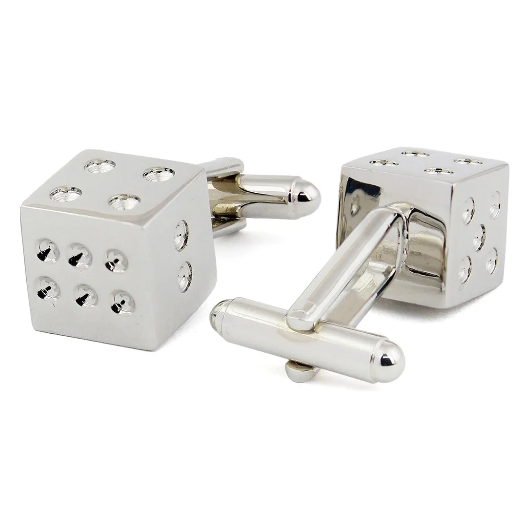 Peluche Gameplan Silver Cufflinks