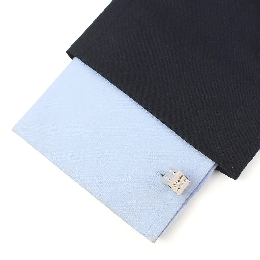 Peluche Gameplan Silver Cufflinks