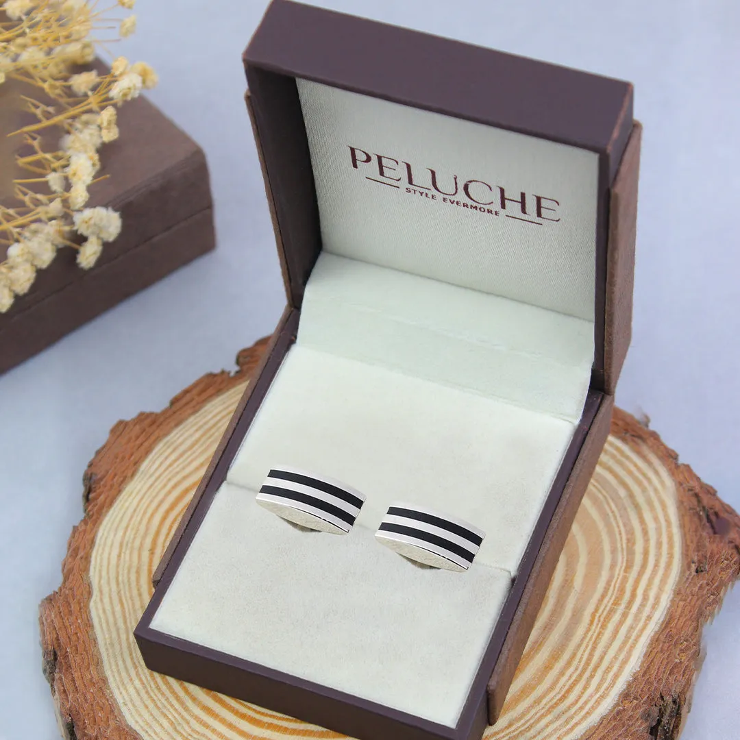 Peluche Mr.Dapper Party Striped Cufflinks