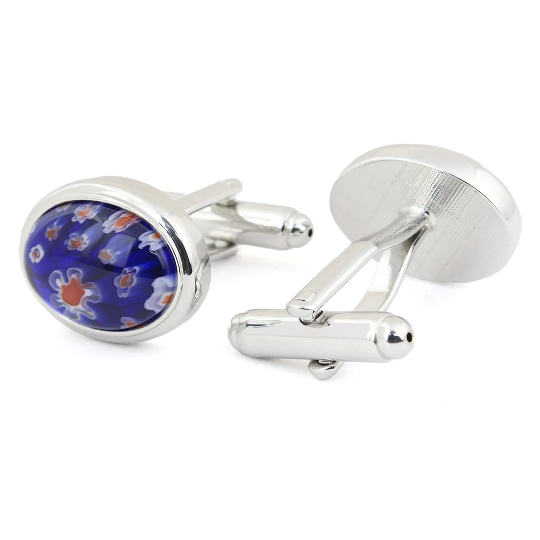 Peluche Shooting Flowers Cufflinks