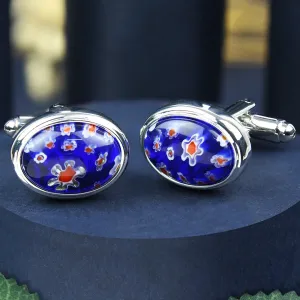 Peluche Shooting Flowers Cufflinks