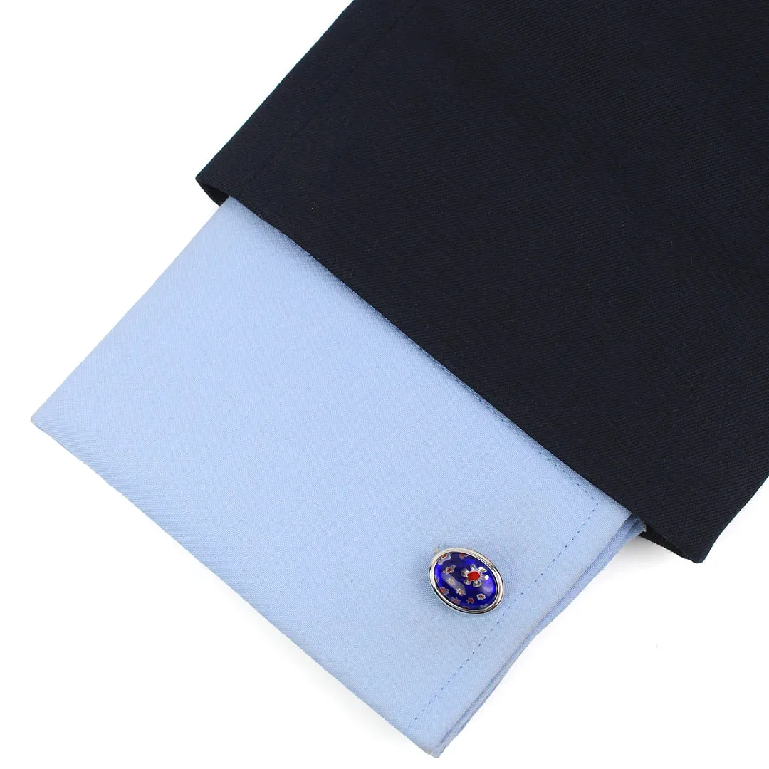 Peluche Shooting Flowers Cufflinks