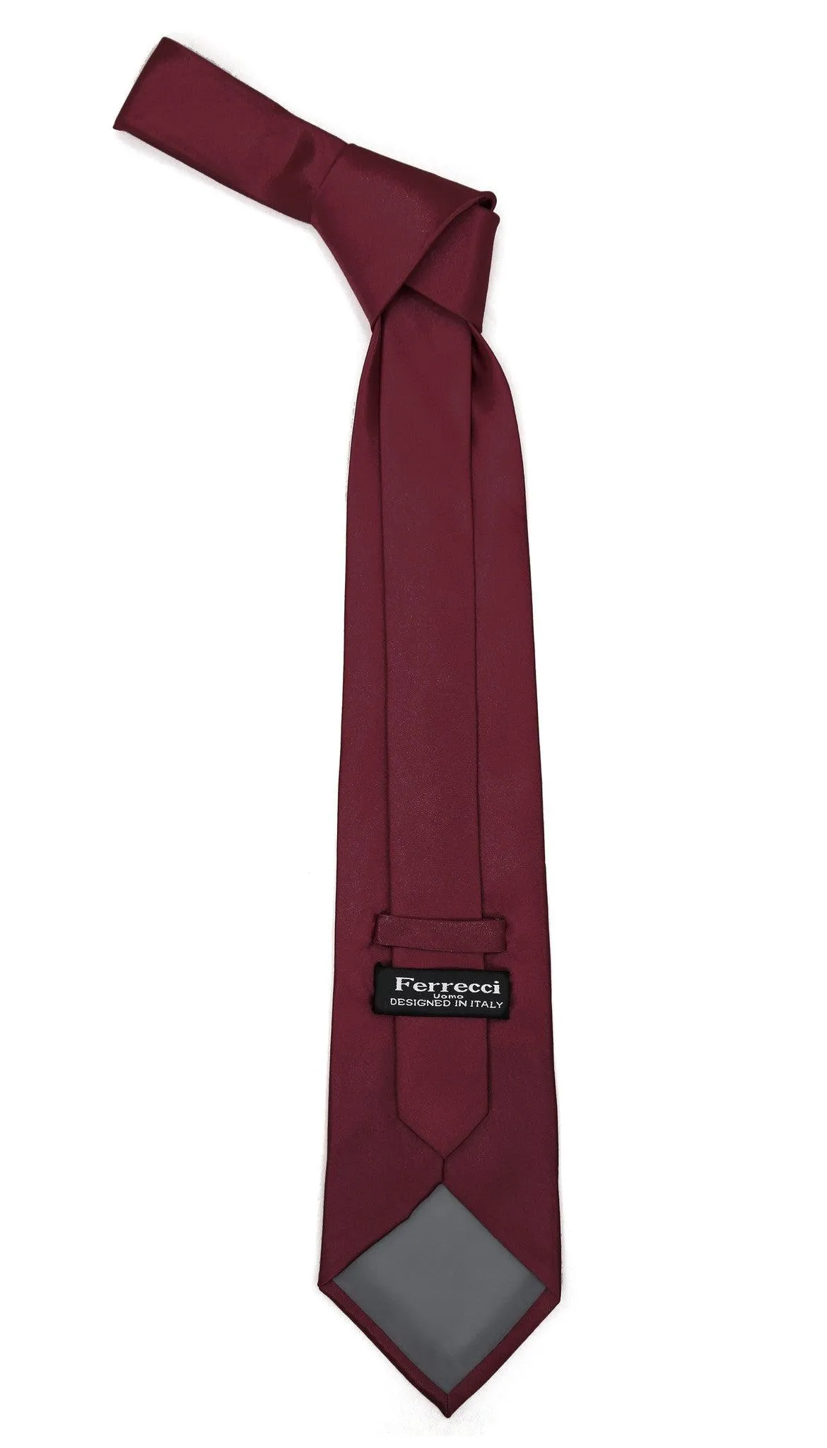 Premium Microfiber Plum Necktie