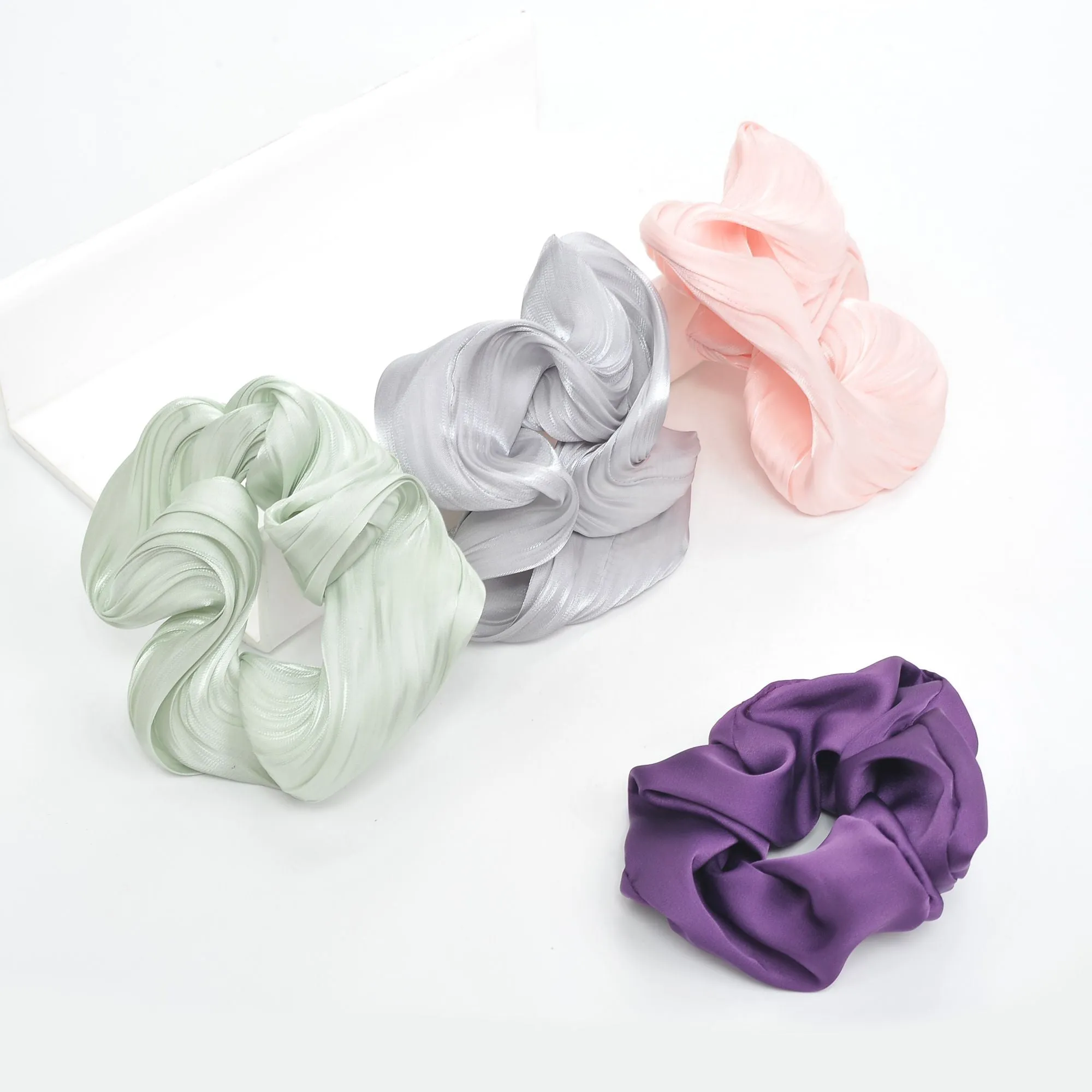 Scrunchie - Assorted 4 Pack Scrunchie
