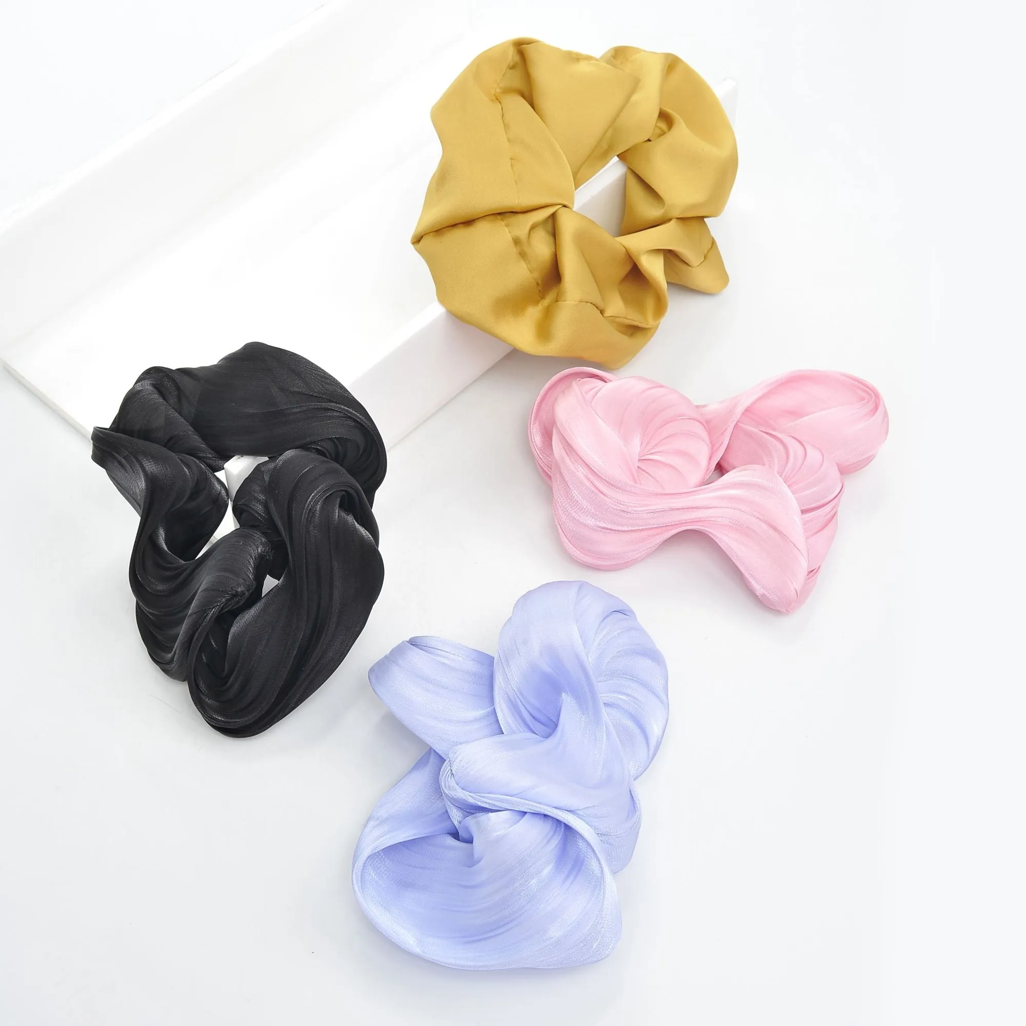 Scrunchie - Assorted 4 Pack Scrunchie