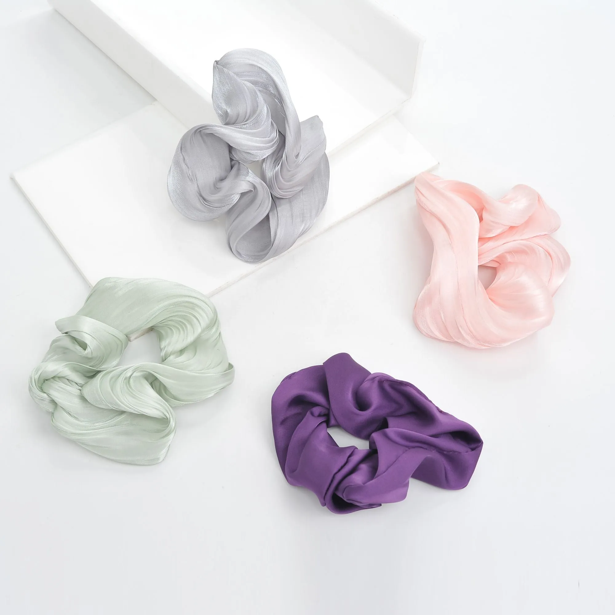 Scrunchie - Assorted 4 Pack Scrunchie