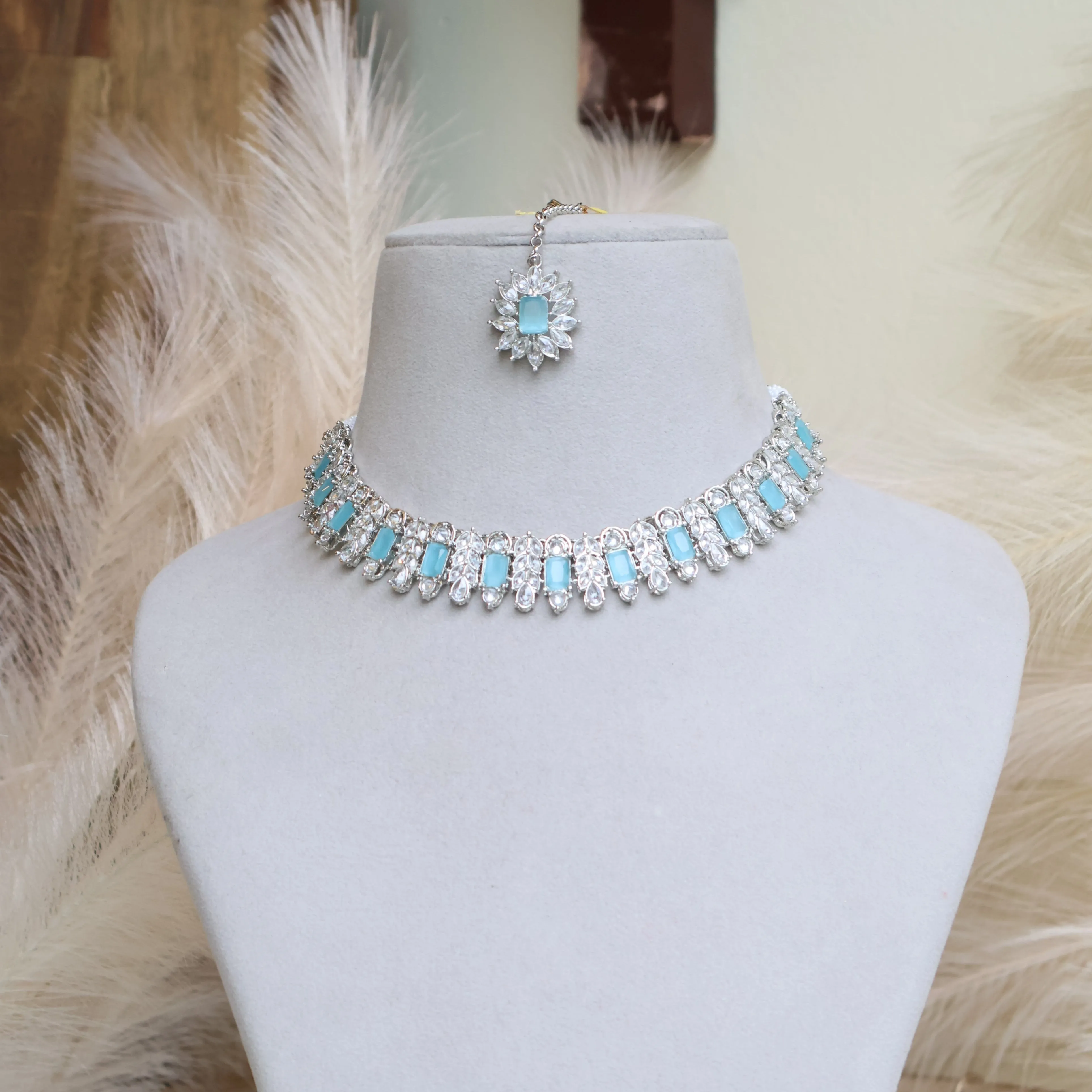 Shailja Necklace with Jhumka