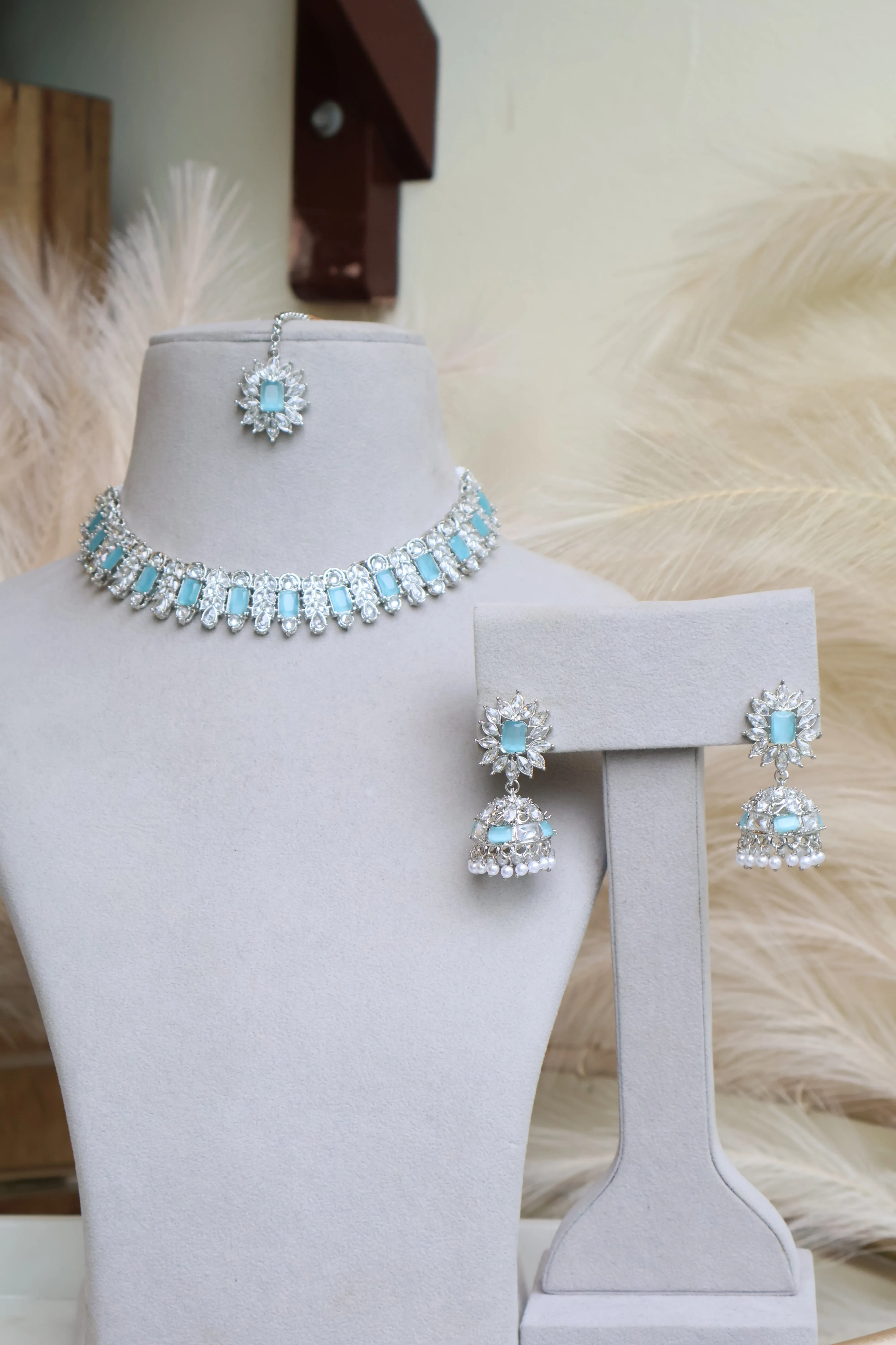 Shailja Necklace with Jhumka