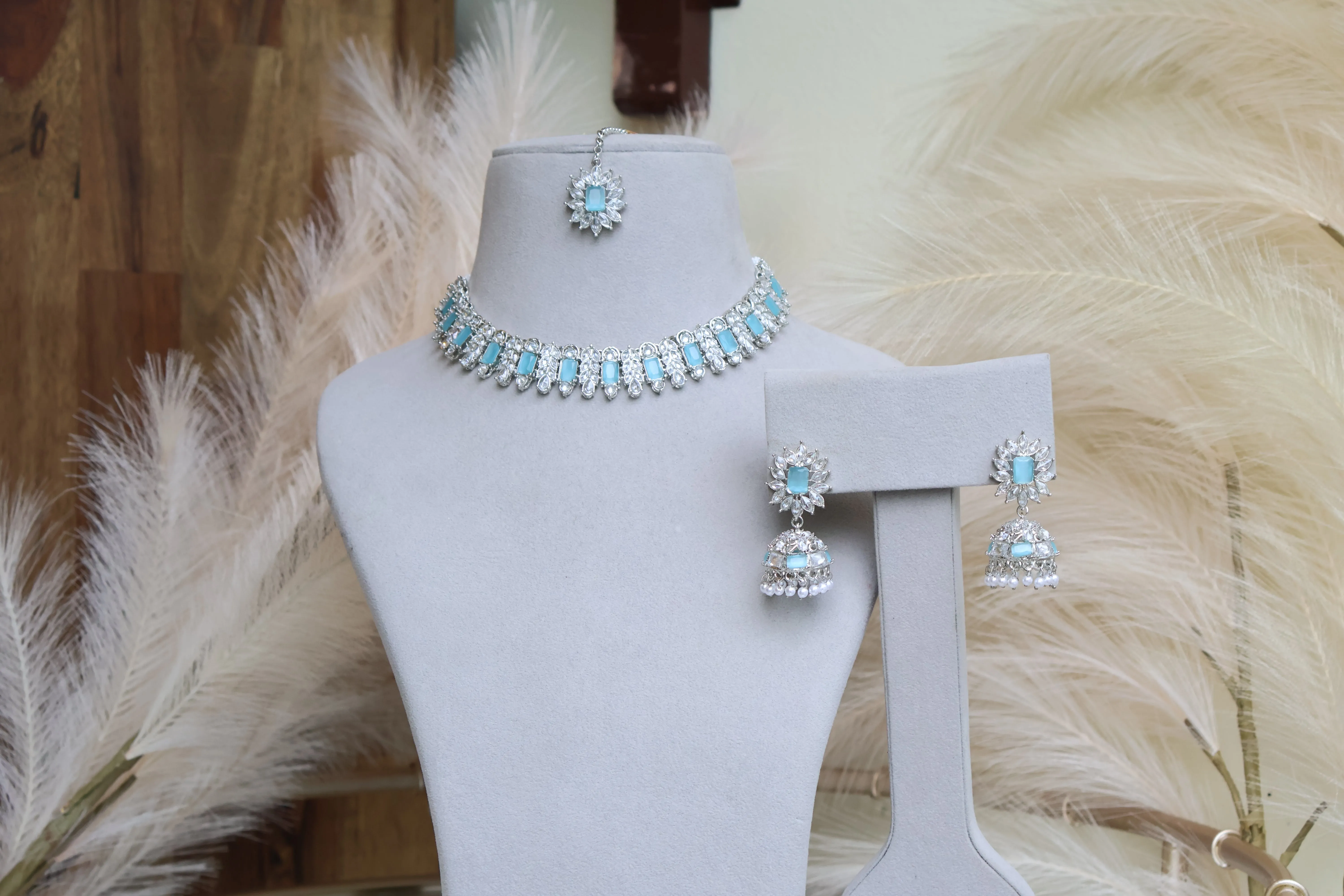 Shailja Necklace with Jhumka
