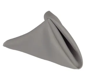 Silver - 20 x 20 inch Polyester Napkins ( 5 Pieces )