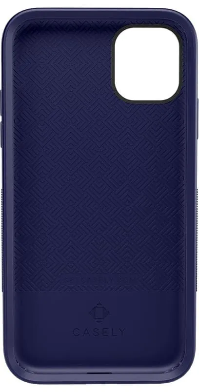 Something's Fishy | Navy Blue & Yellow Fish Print Case