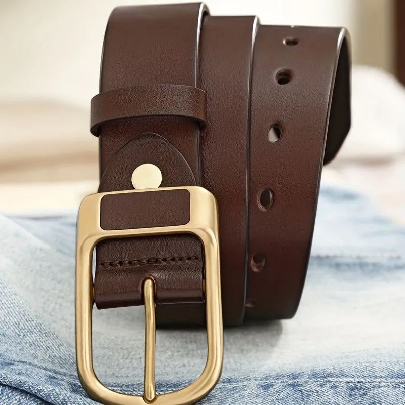 Vintage Buckle Belt Perfect for Gifts or Business Casual Attire