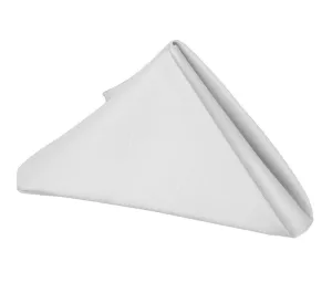 White - 20 x 20 inch Polyester Napkins ( 5 Pieces )